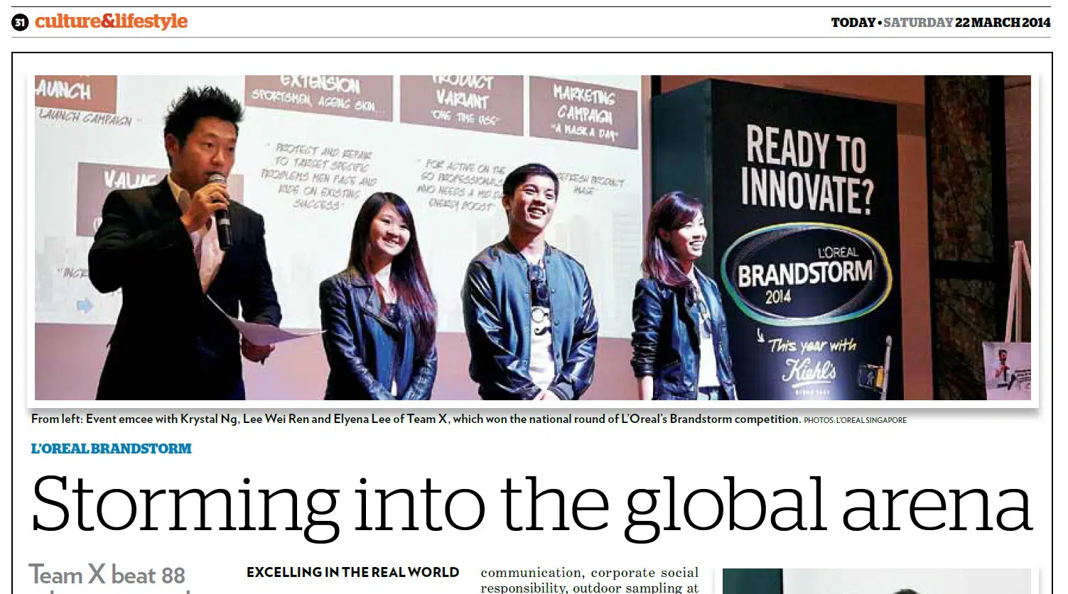 A corporate brand event hosted by James Yang