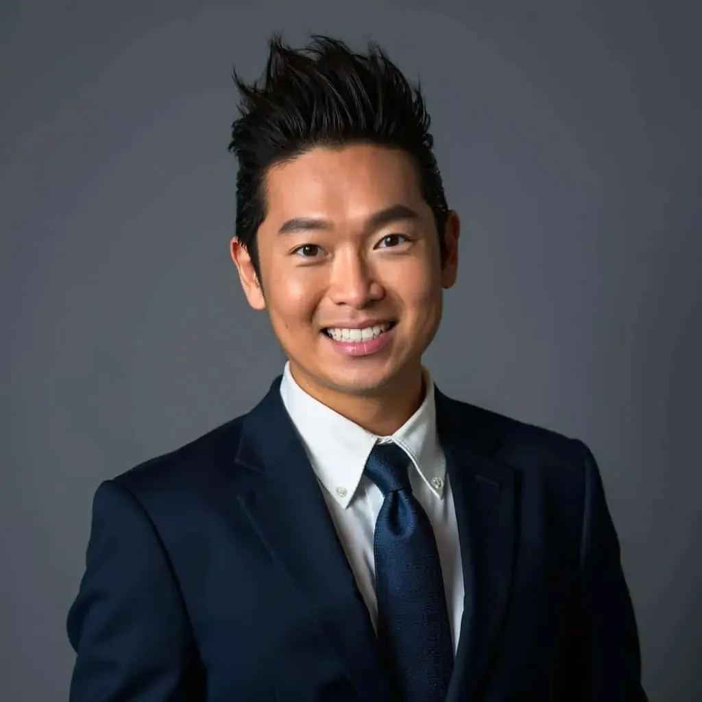 Portrait of James Yang, corporate event emcee in Singapore