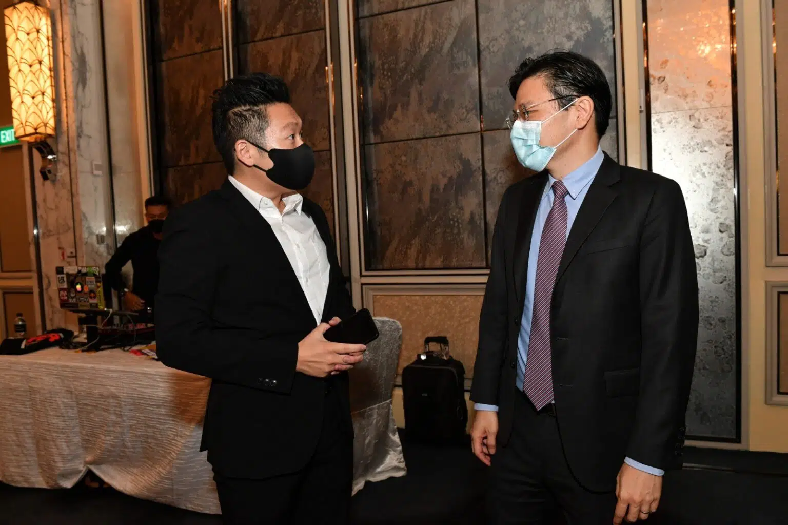 James Yang at a conference and government forum