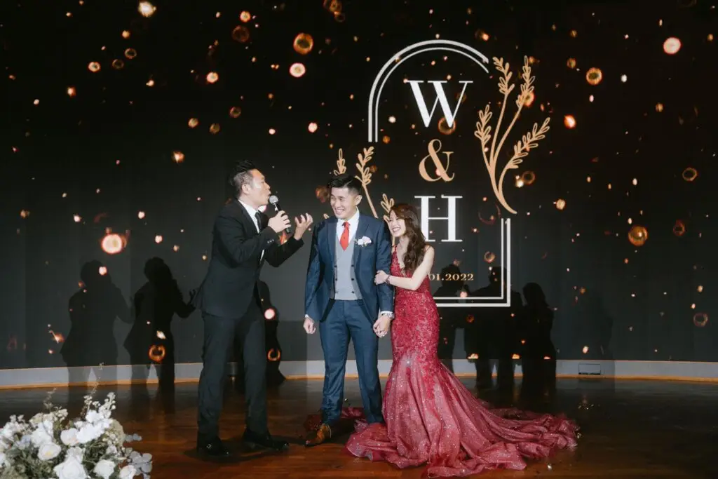 A company dinner and dance hosted by James Yang