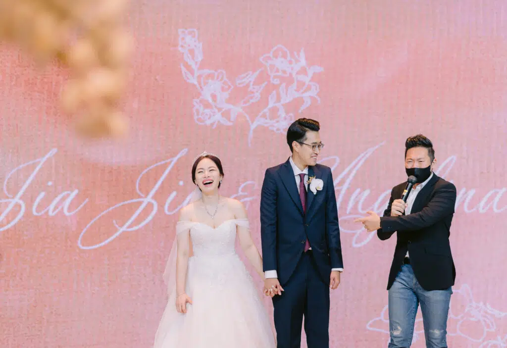 A wedding banquet hosted by James Yang